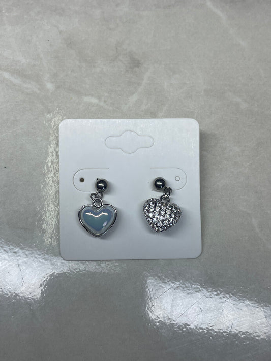 Reversible Heart Drop Earrings