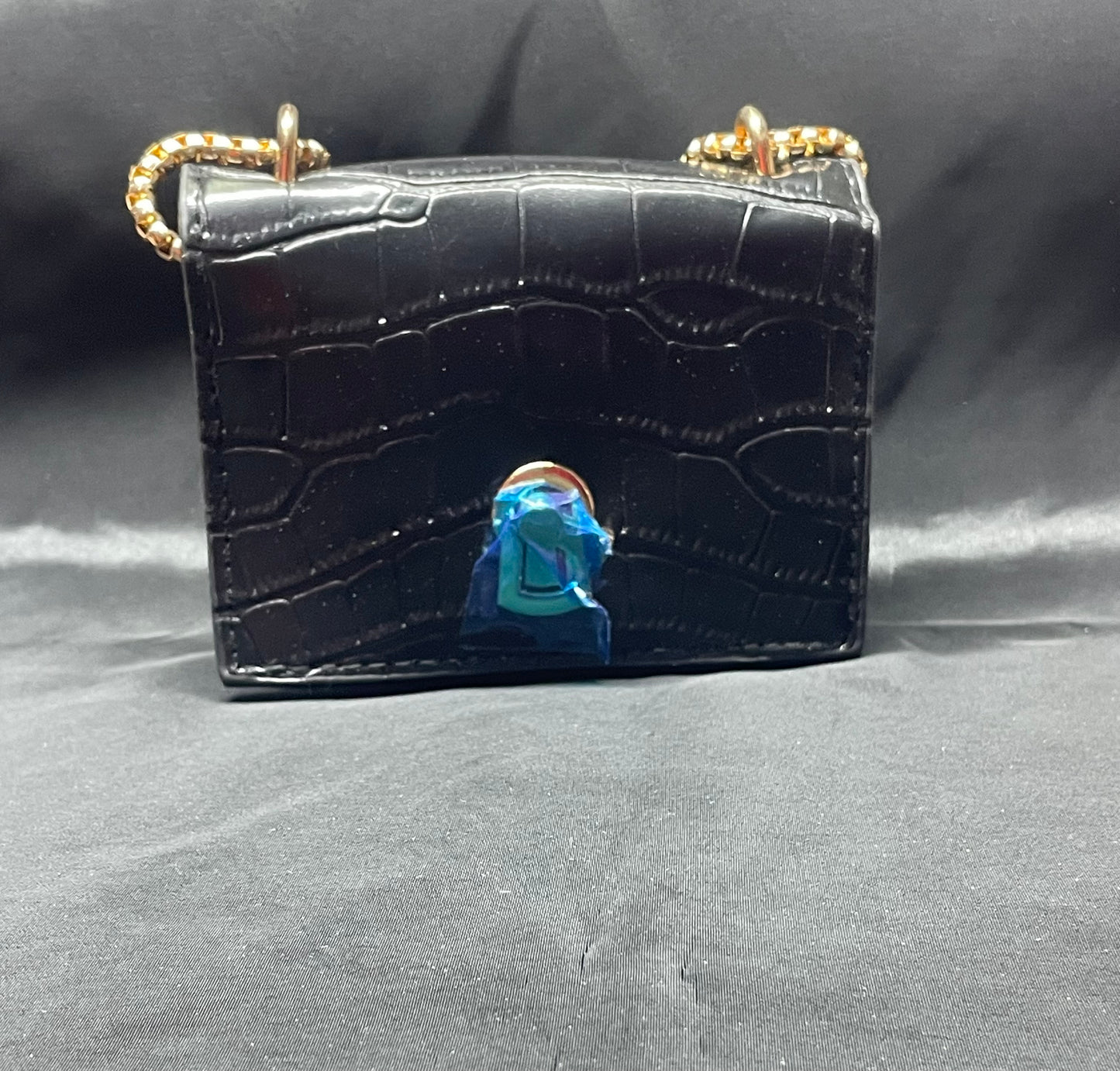Midnight Croc Mini Bag