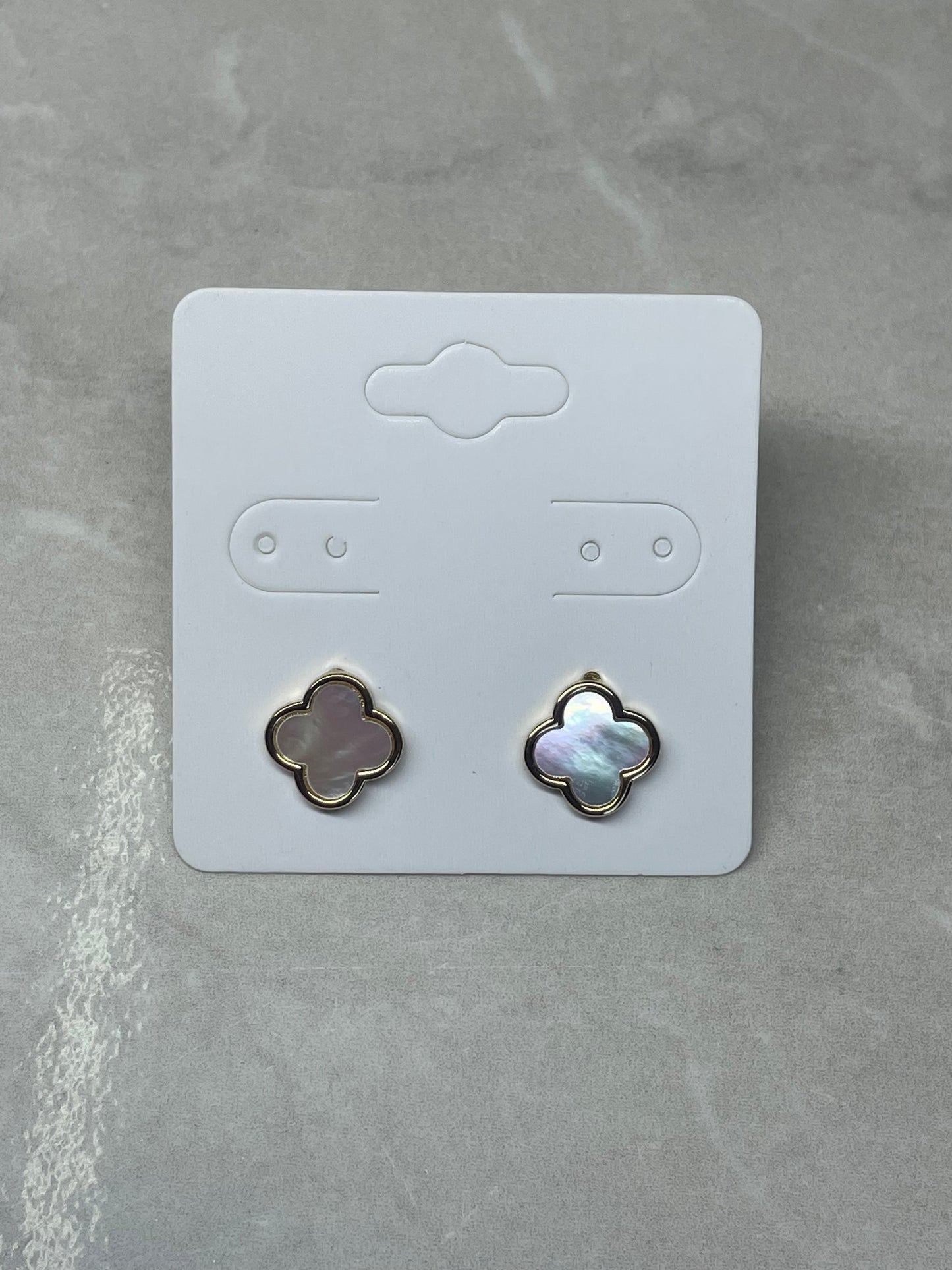 Clover Charm Studs