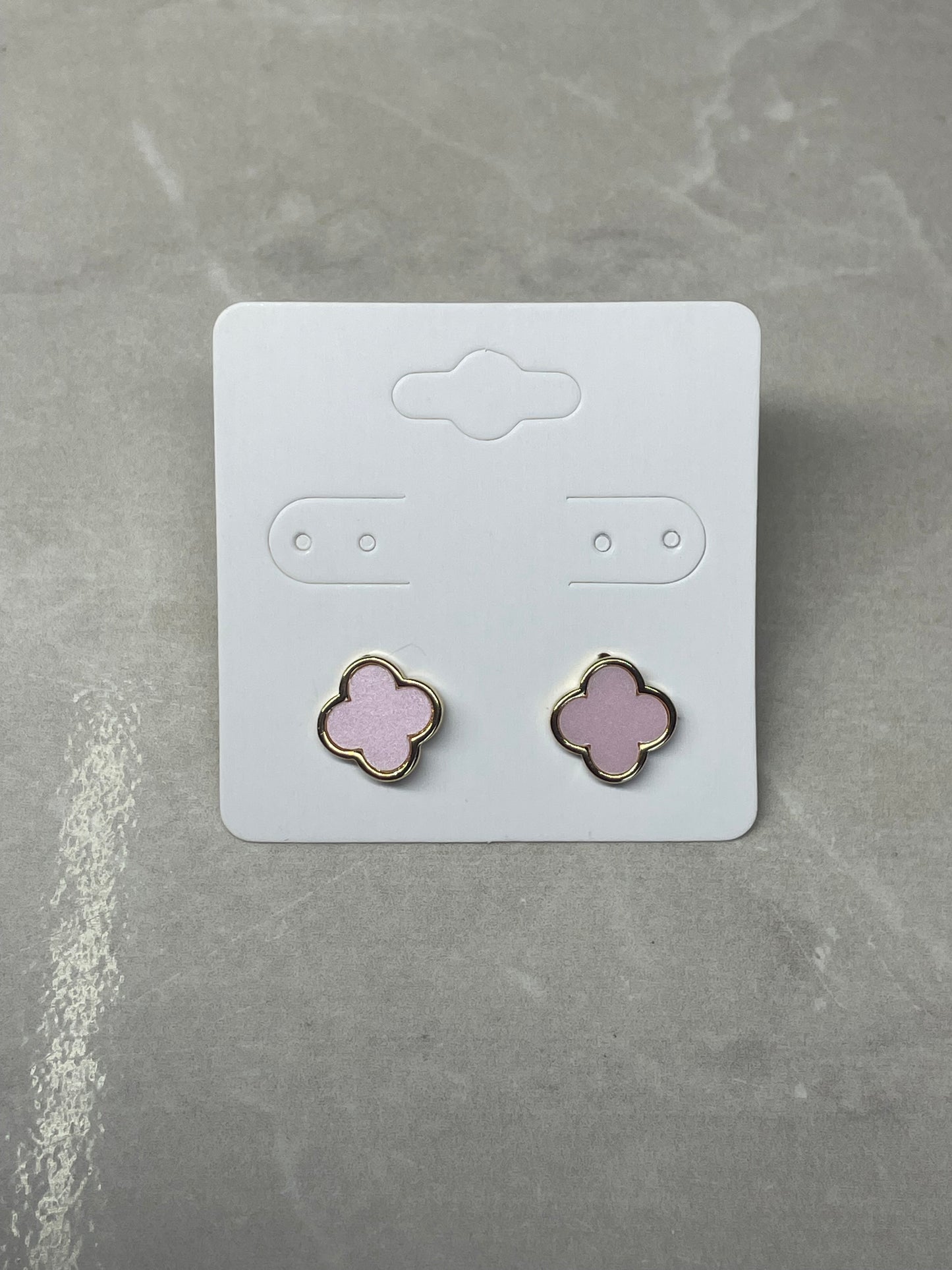 Clover Charm Studs