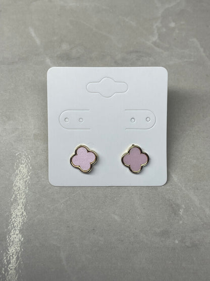 Clover Charm Studs
