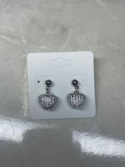 Reversible Heart Drop Earrings