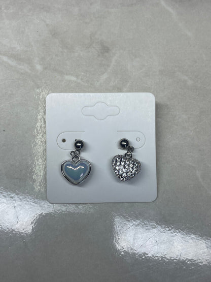 Reversible Heart Drop Earrings