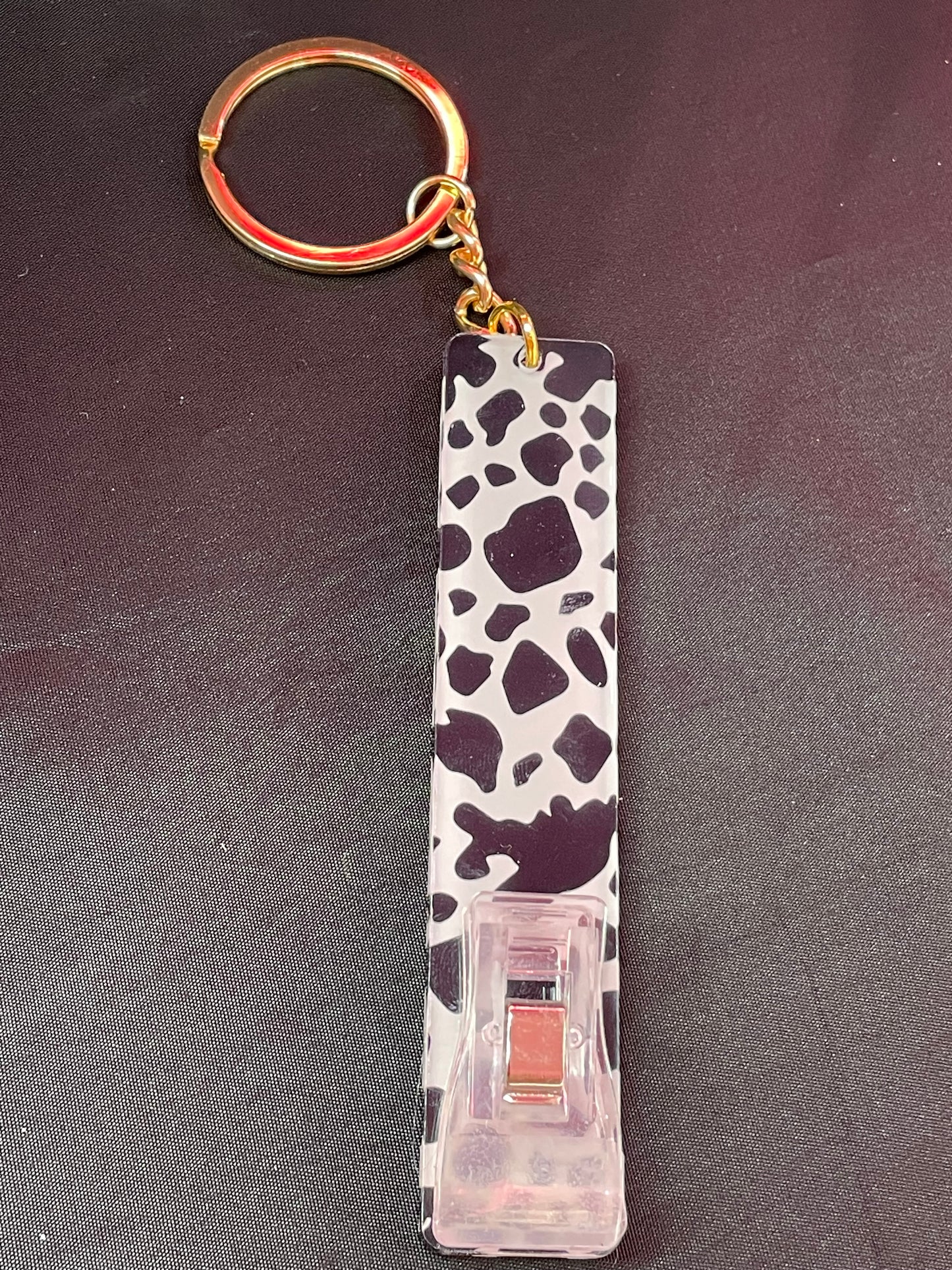Cow Print Card Grabber