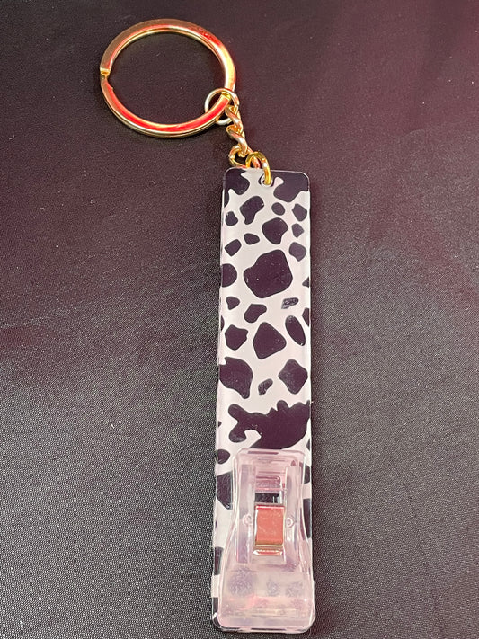 Cow Print Card Grabber
